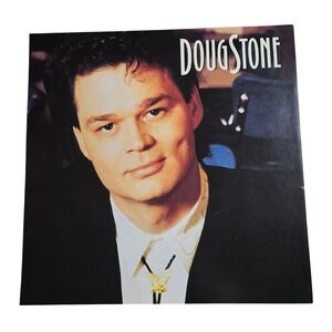 Doug Stone Self‎ Titled 12x12 Double Sided Album Flat Promo Poster 1990 Country